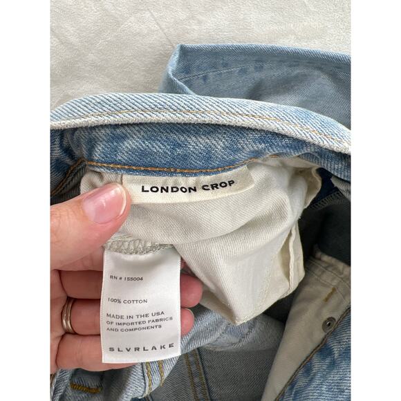 New SLVRLAKE London High Rise Broken Dreams Ripped Distressed Jeans Capsule Fall - Picture 7 of 10